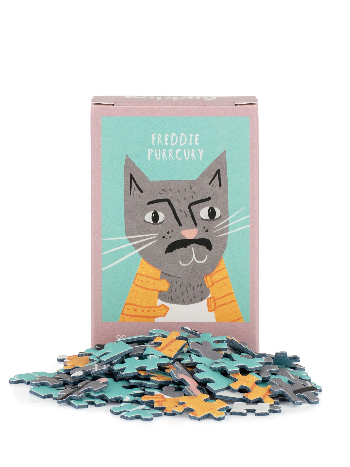 Freddie Purrcury mini jigsaw puzzle (99 pcs)