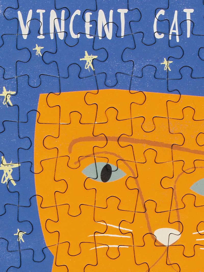 Vincent Cat Gogh mini jigsaw puzzle (99 pcs)