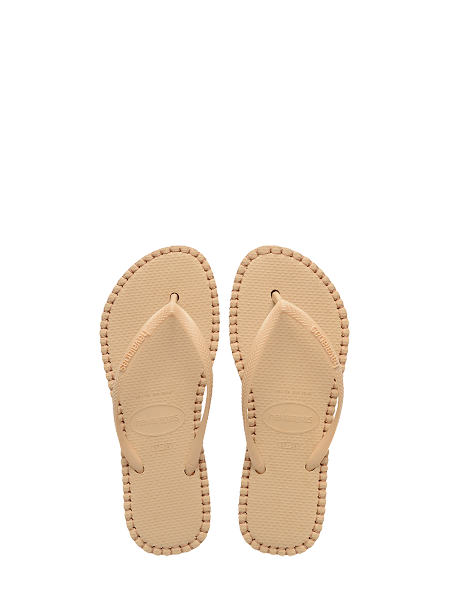 Slim Flatform Loop flip-flops, golden-golden