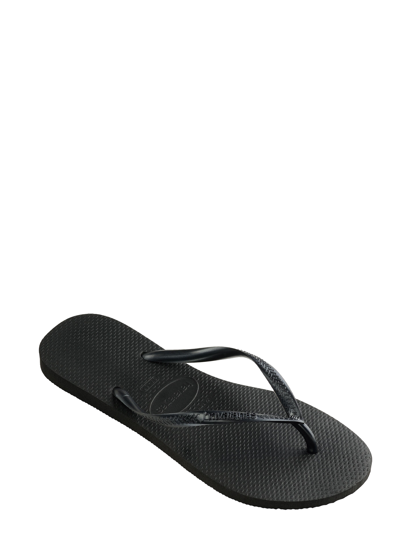 Slim flip-flops, black