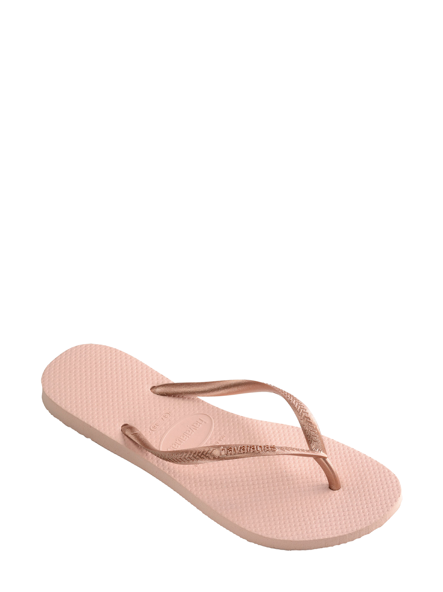 Slim flip-flops, balet rose