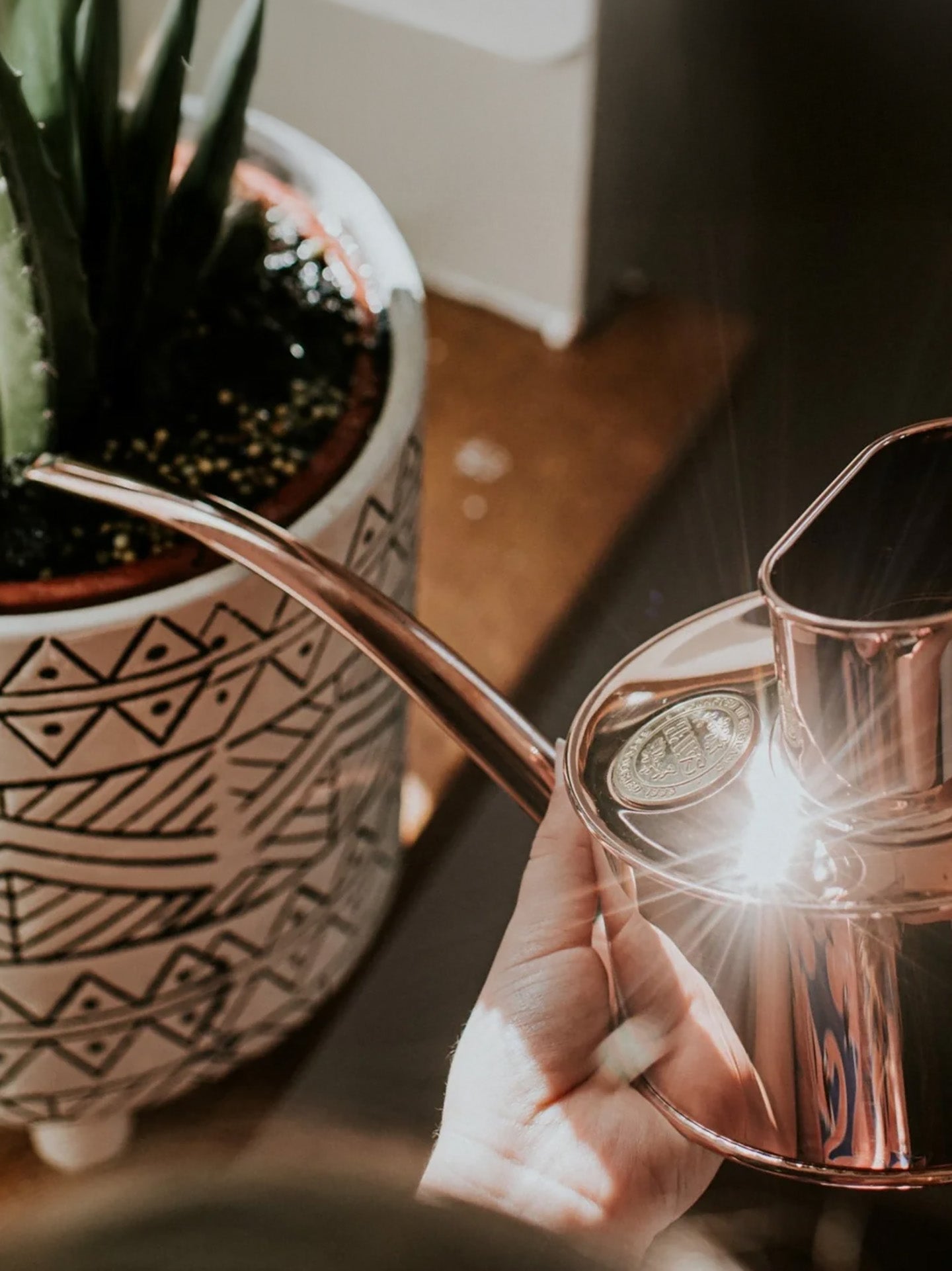 Fazeley Flow watering can, copper (0,7 L)