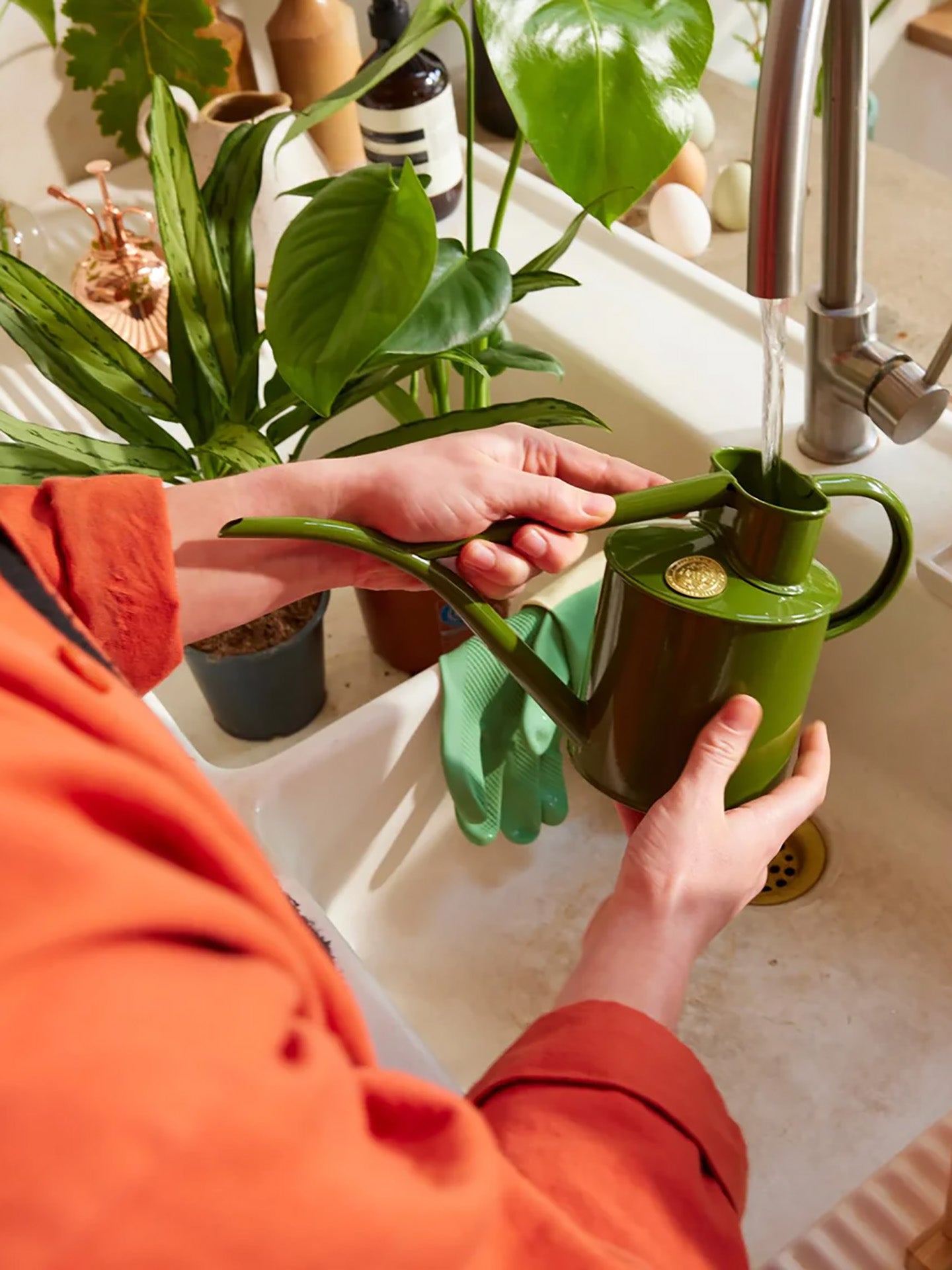 Fazeley Flow watering can, Fern Green (1L)