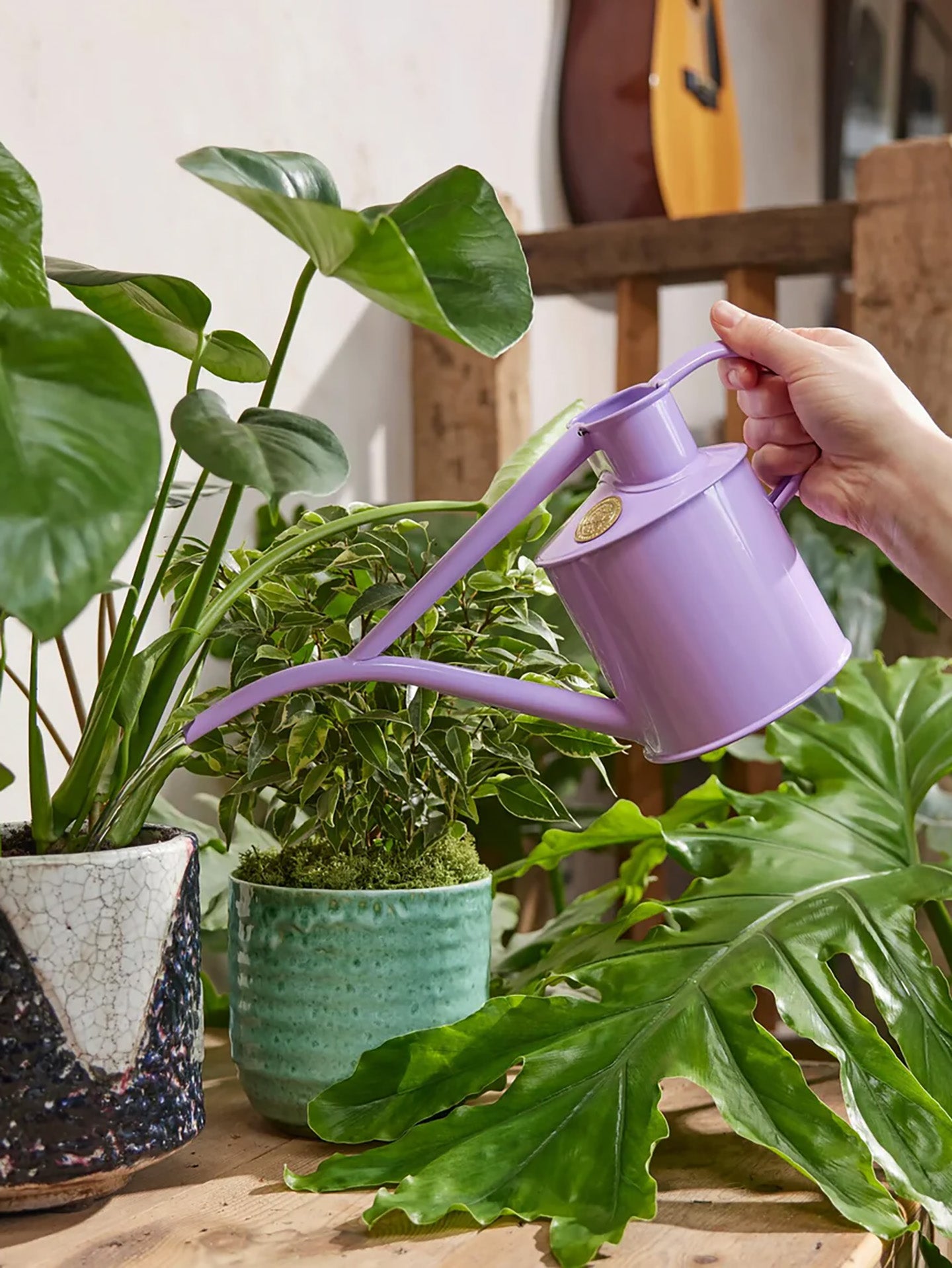 Fazeley Flow watering can, Misty Lilac (1L)