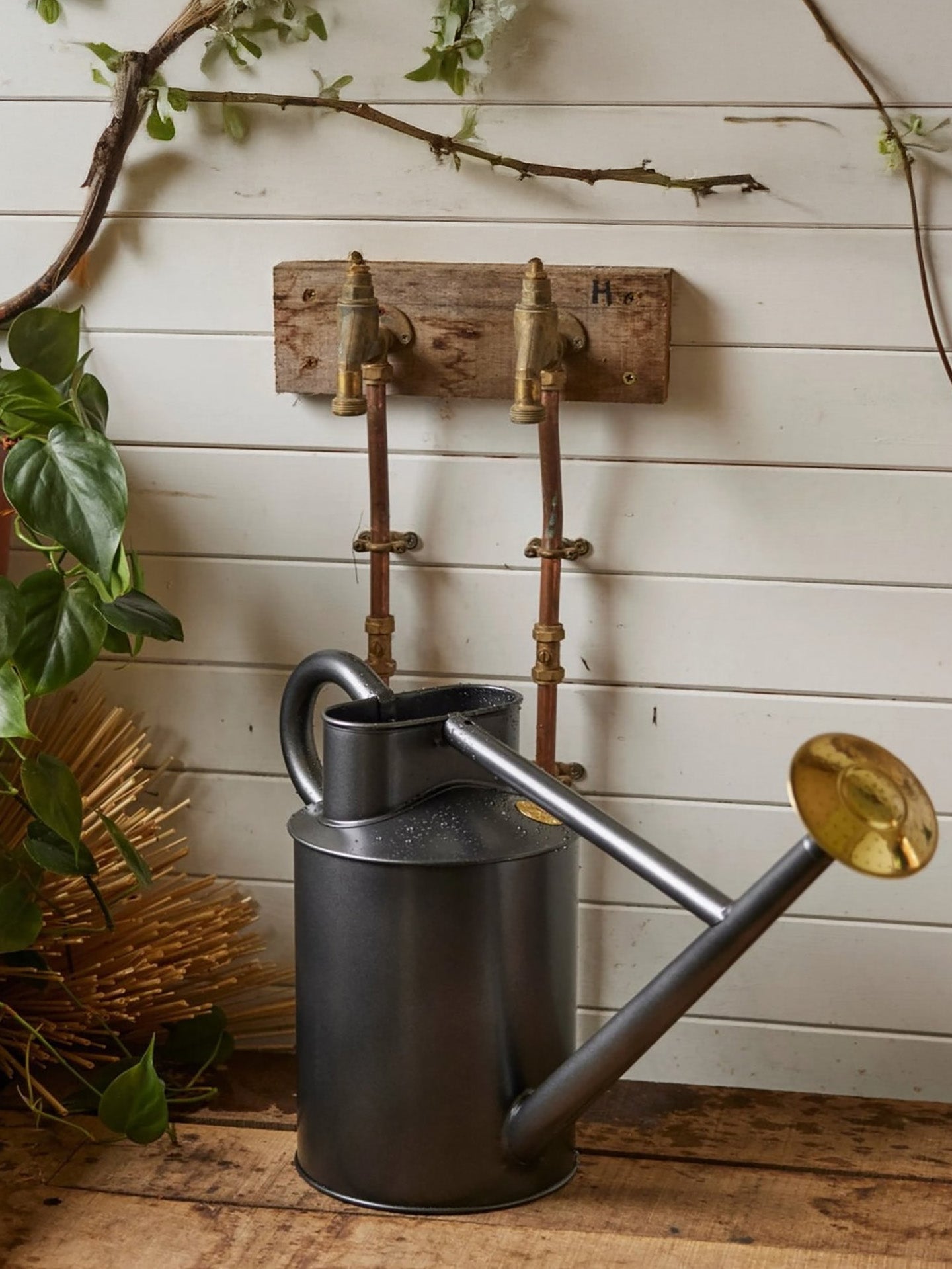 Graphite Bearwood Brook Watering Can, 8.8 Litres