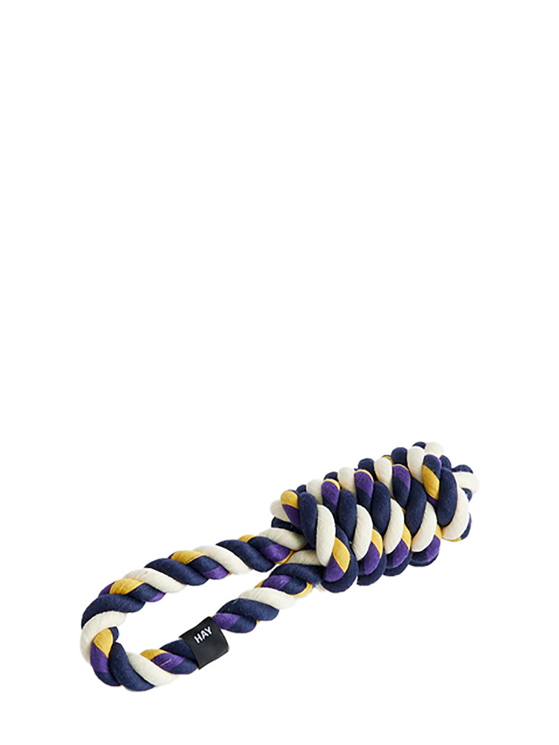 Dogs Rope Toy Blue, purple, ochre