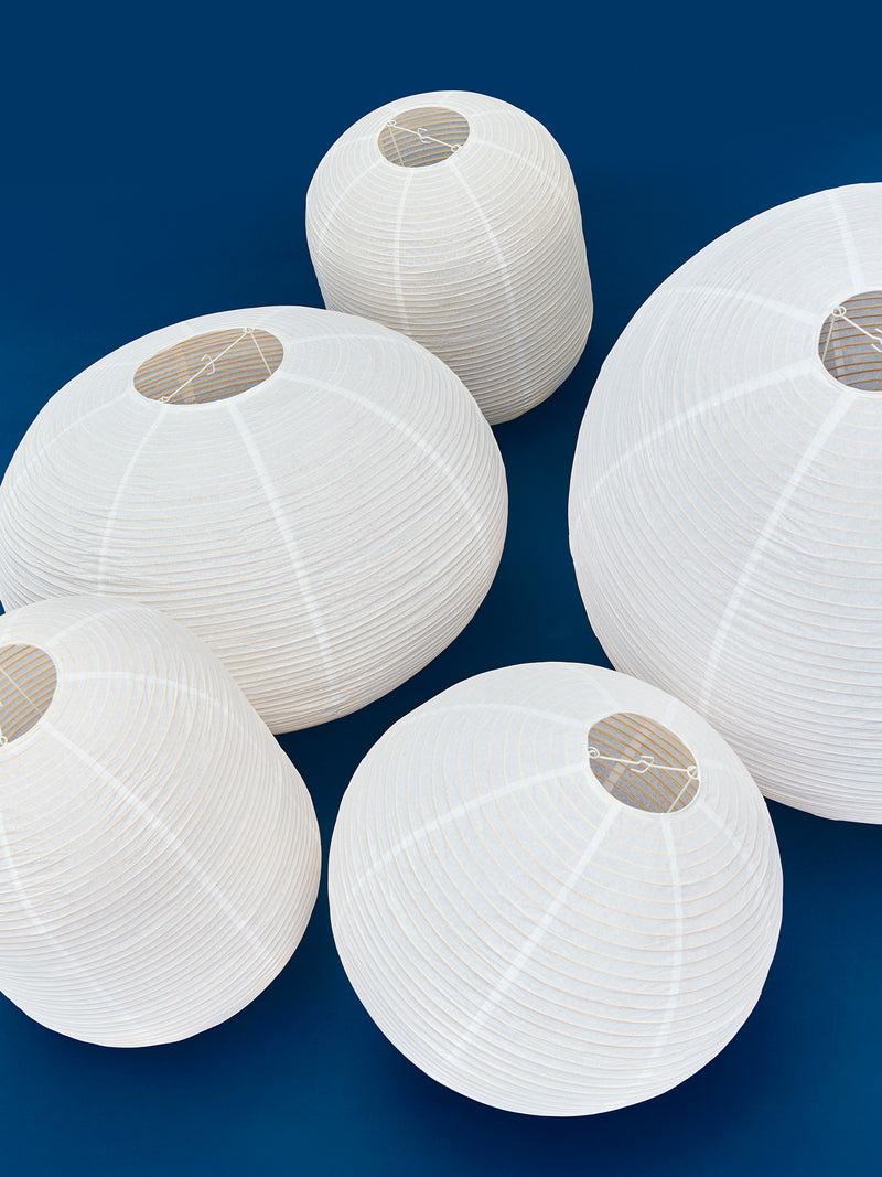 Paper lampshade M, classic white (Ø60)
