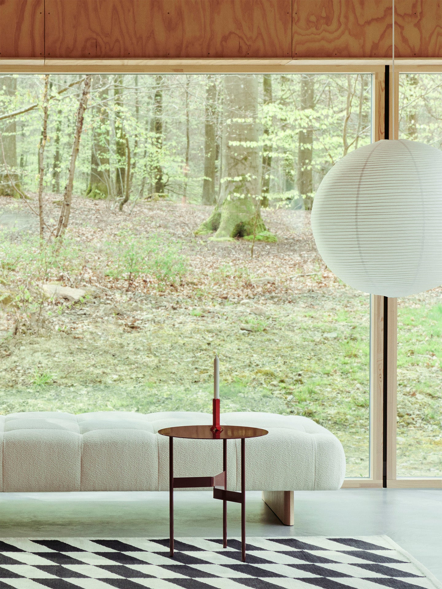 Paper lampshade L, classic white (Ø80)