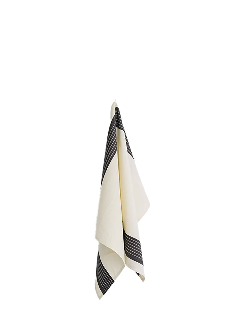 Linear Tea Towel (52x80cm), Cream white