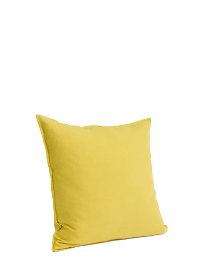Linen Cushion (60x60cm), Lemon yellow