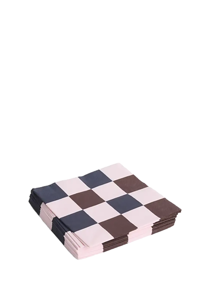 Lunch pattern paper napkins, multiple colours