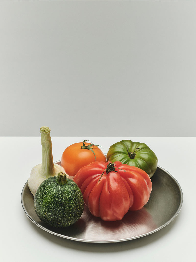 Outdoor Market large steel plates, 2-set (Ø26cm)