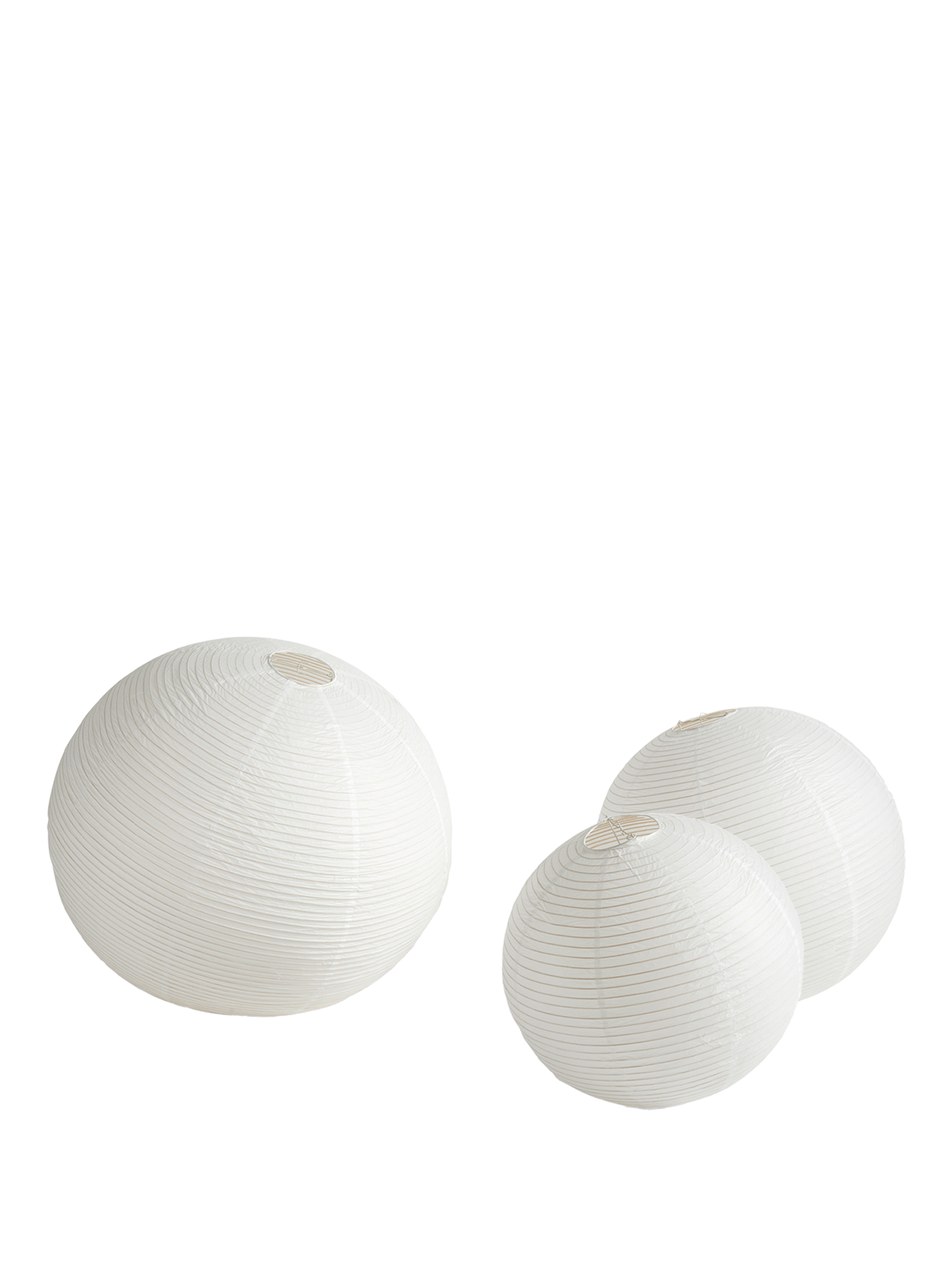 Paper lampshade L, classic white (Ø80)