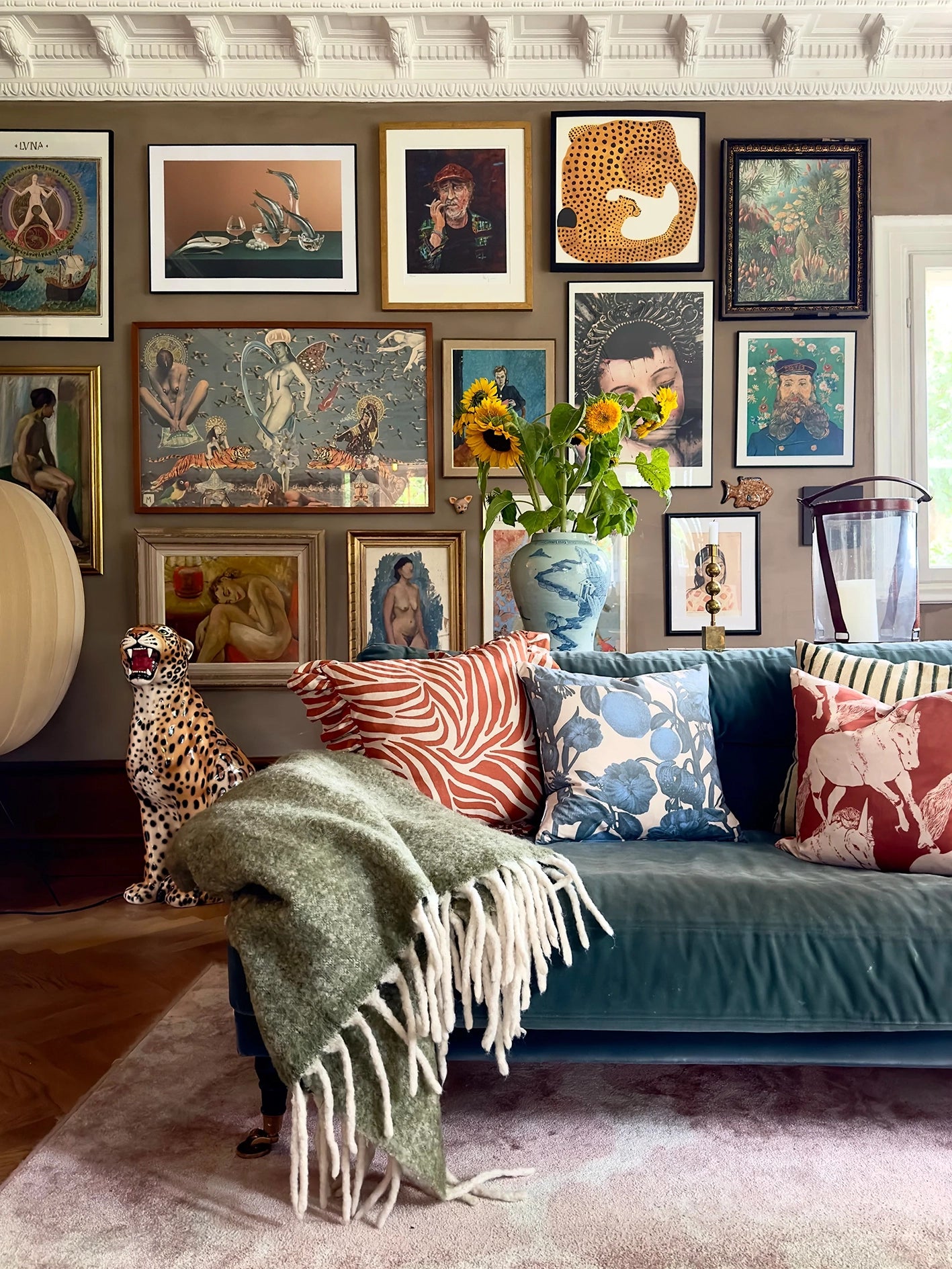 Stardust velvet cushion cover (48x48 cm)