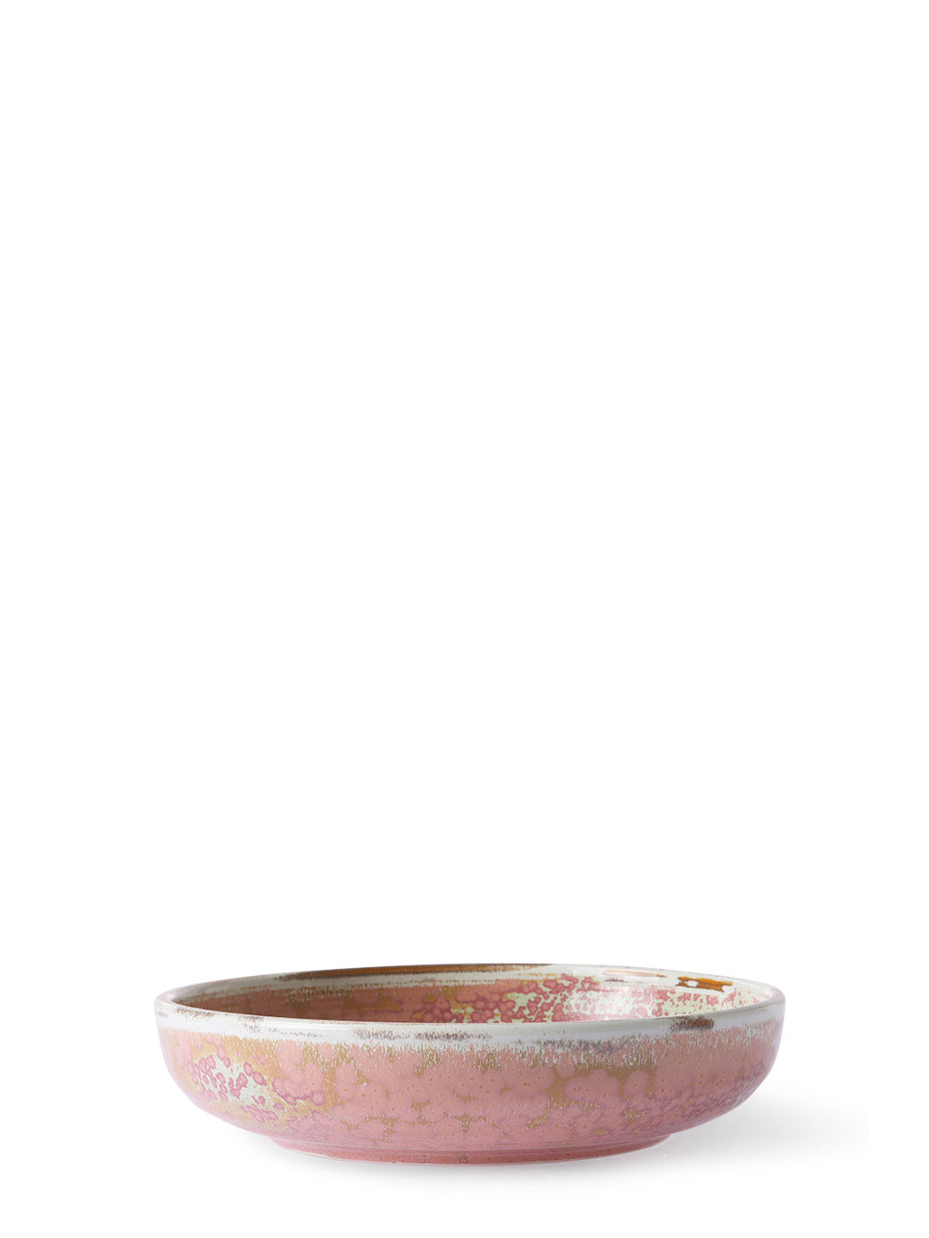 Deep plate, rustic pink (19,3cm)