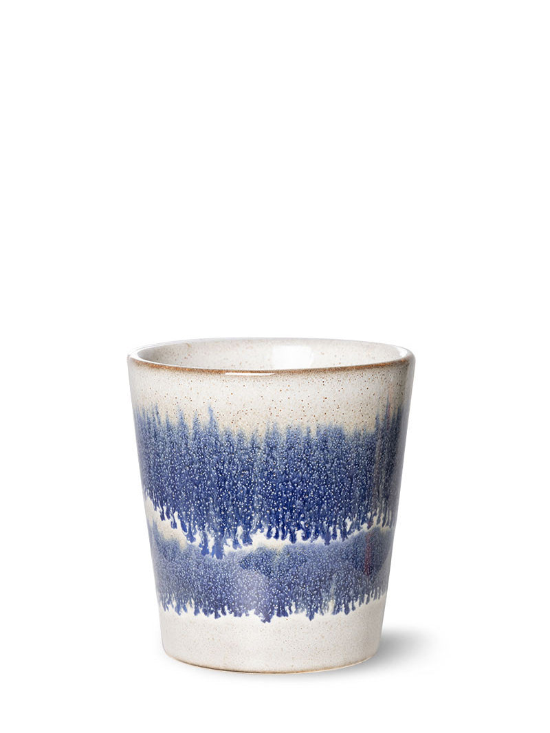 70's ceramics: coffee mug (180 ml), cosmos
