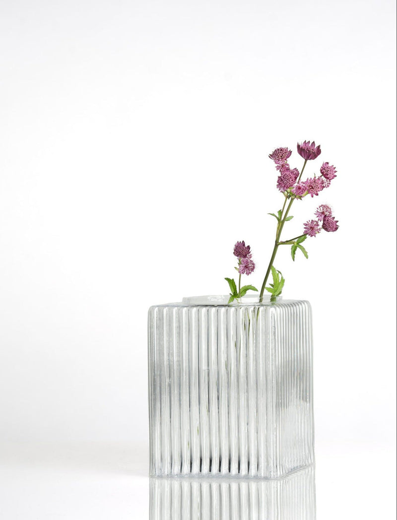 Flocka glass vase