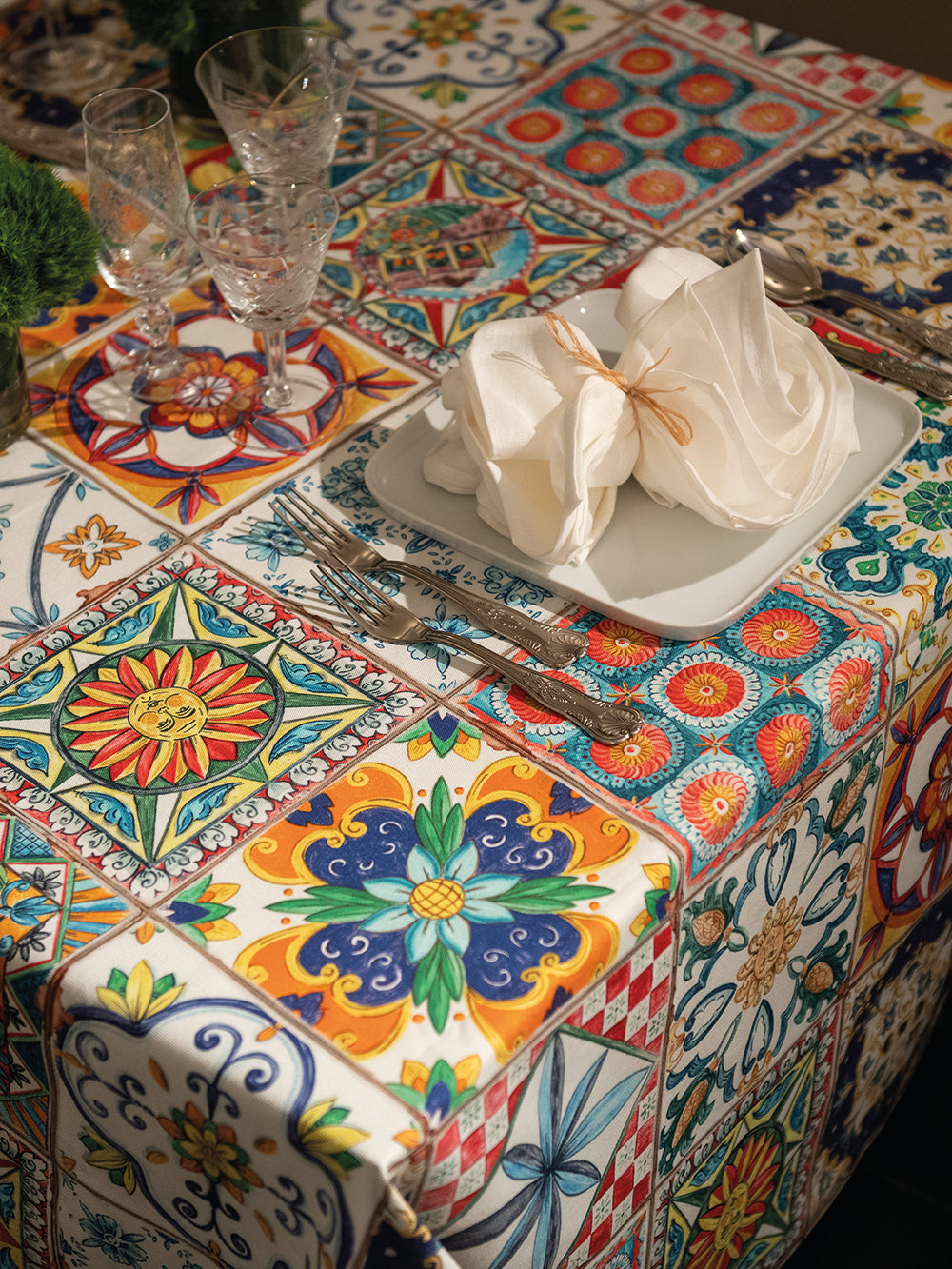Camastra cotton tablecloth (170x270 cm)