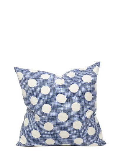 Astrid dots cushion cover, blue (50x50 cm)