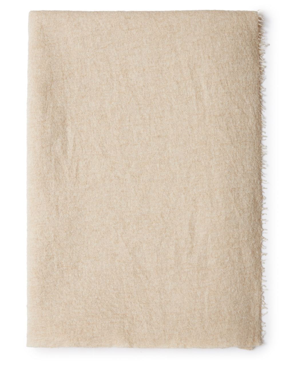 Nuovo Pedro silk-cashmere blend scarf, beige