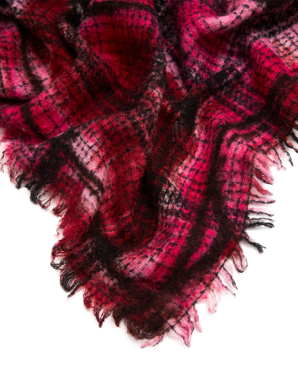 Milotto geometric scarf, pink multicolour