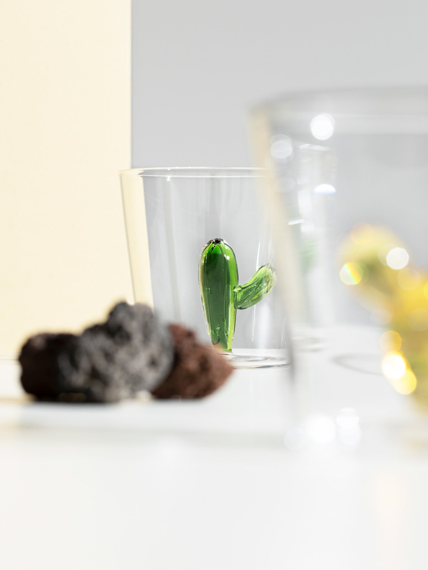 Green Cactus Tumbler, Desert Plants Collection