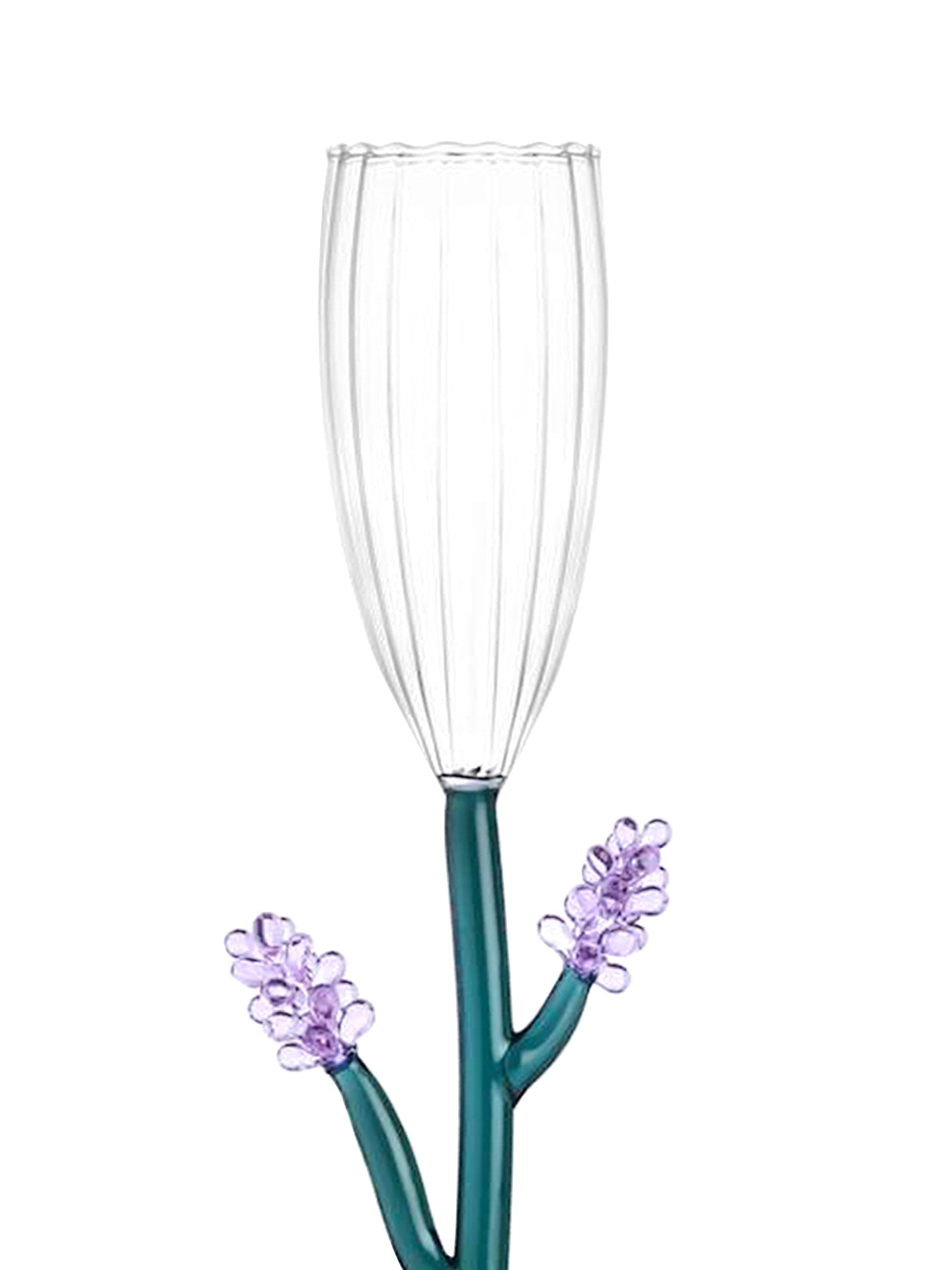 Lavender champagne flute, Botanica collection