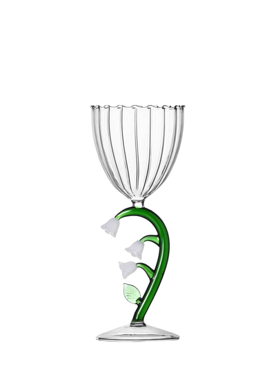 White flower wine glass, Botanica collection