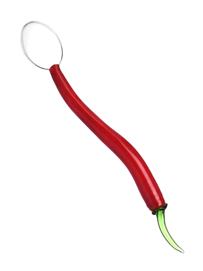 Chili glass spoon, Vegetable collection
