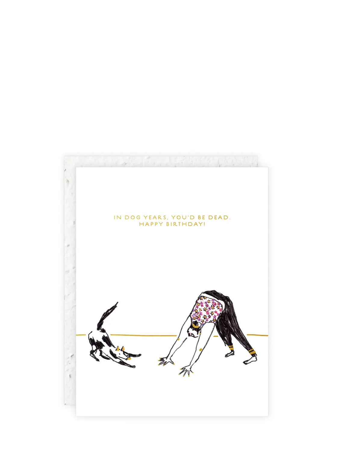 Dog Years Birthday Card (plantable envelope)