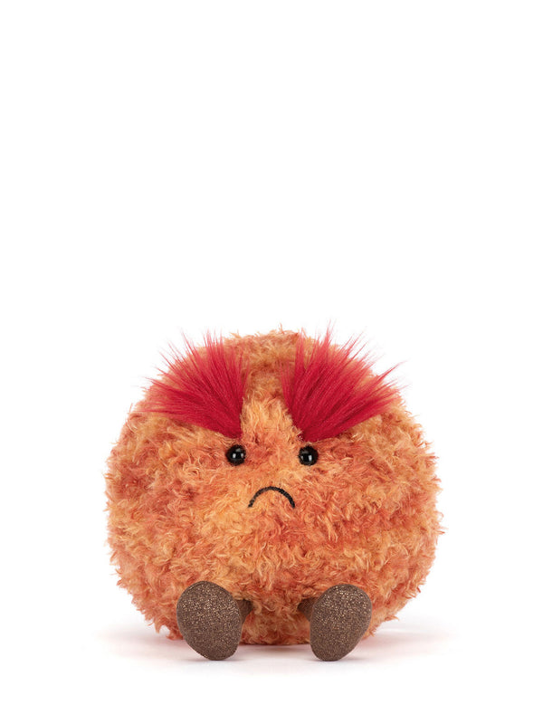 Plush toy resembling a planet Mars