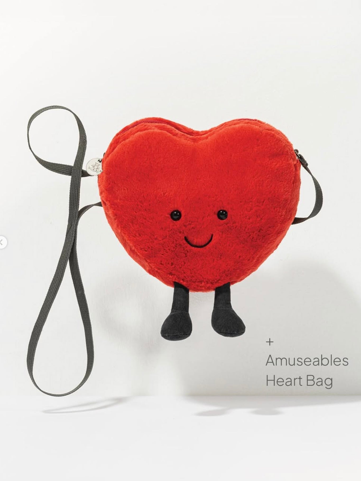 Amuseable Heart Bag, red