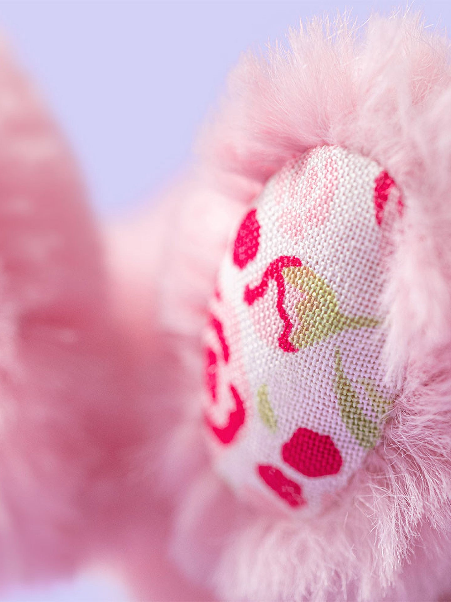 Blushkin Blossom bunny bag charm