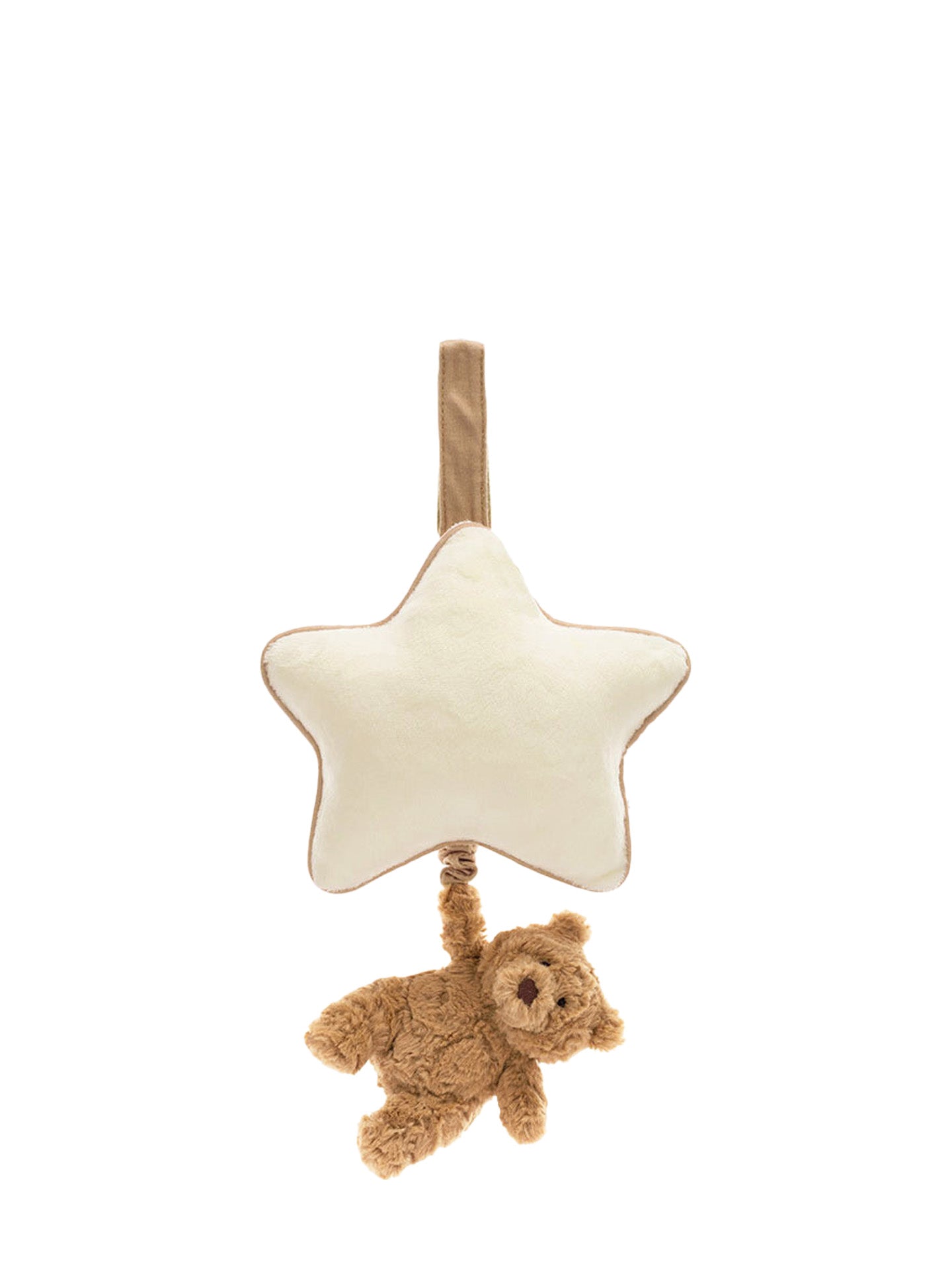 Bartholomew Bear musical pull soft toy