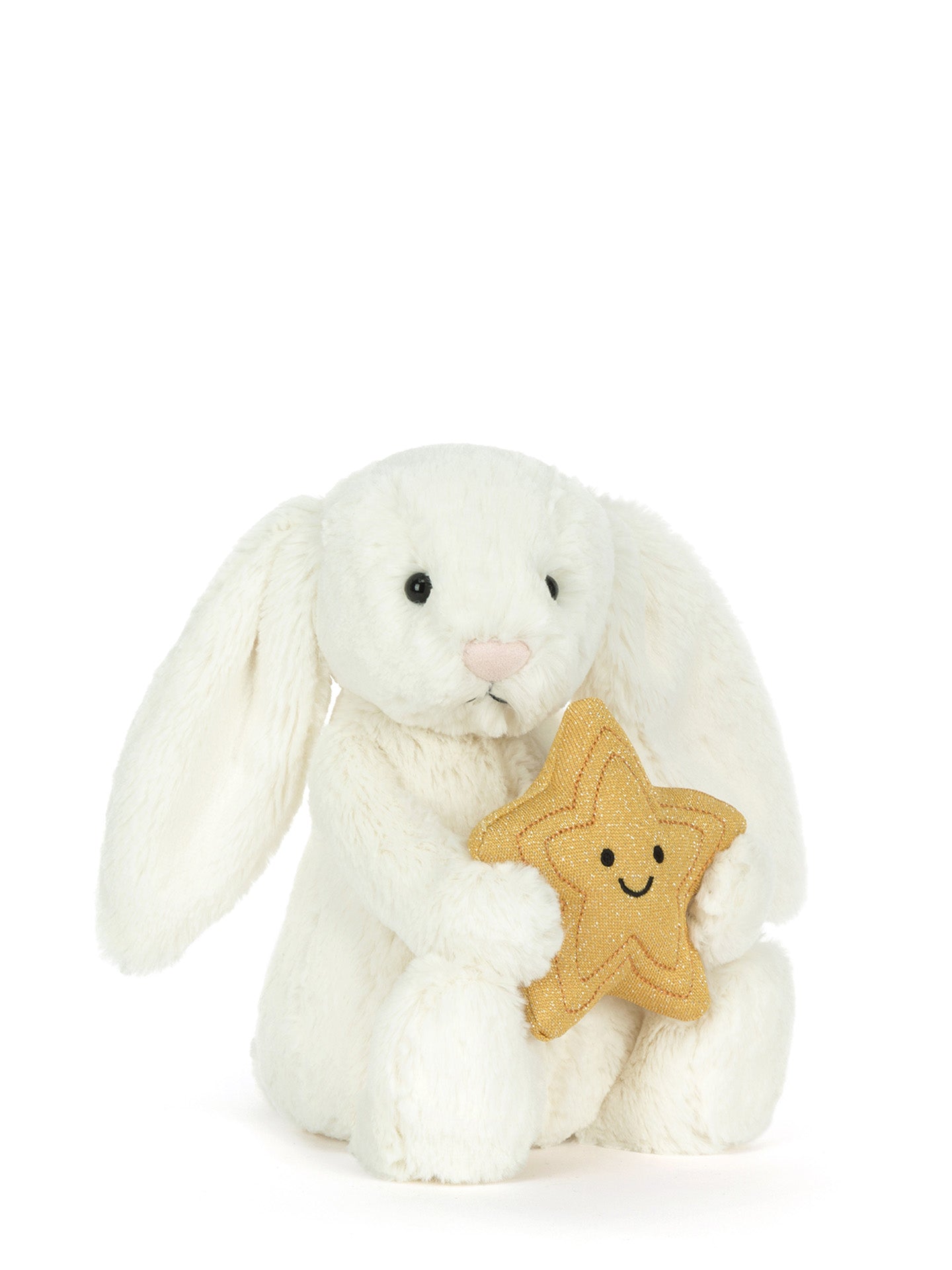 Cream Bunny with Star soft toy (31cm)