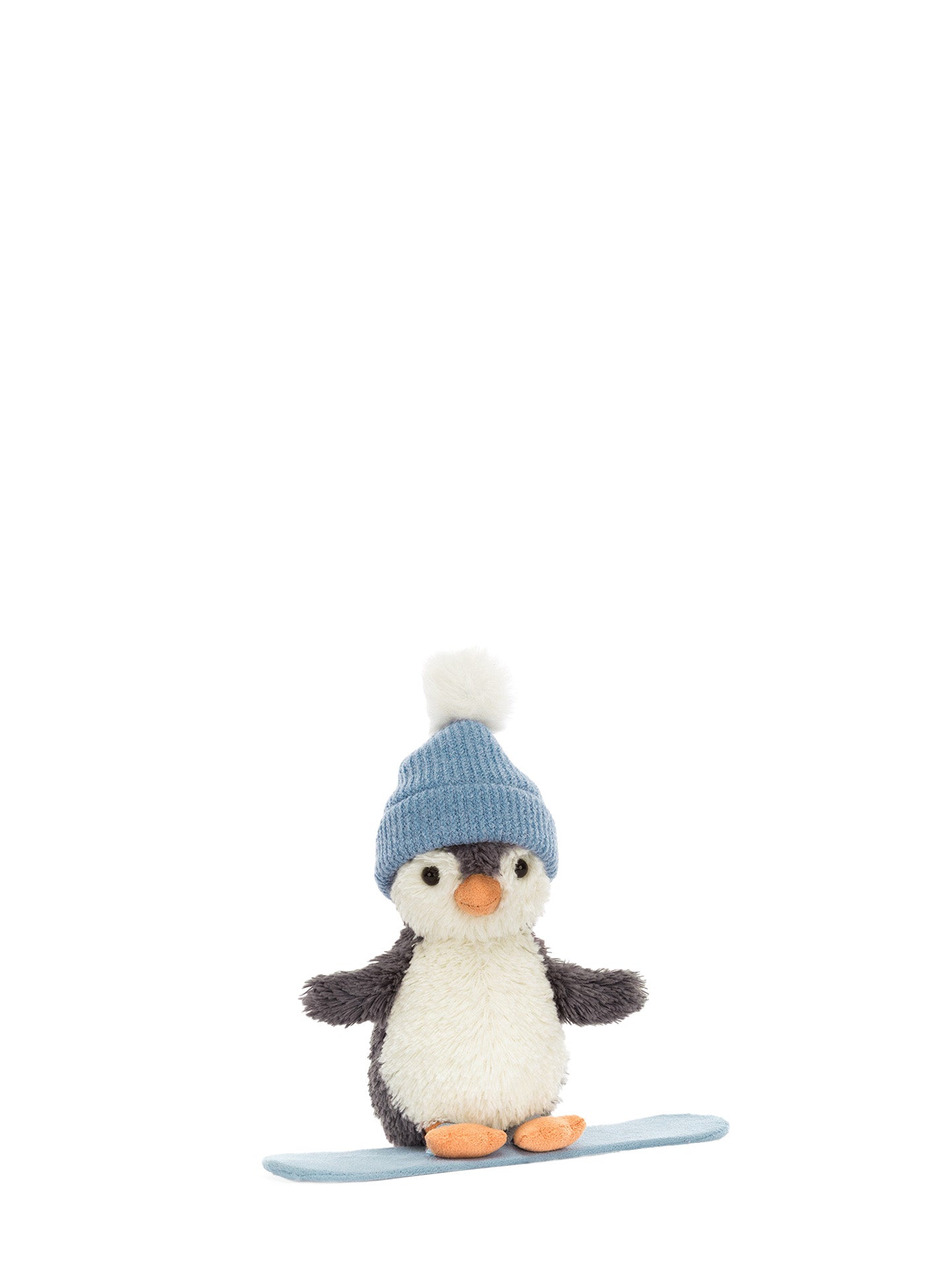 Peanut Penguin snowboarding