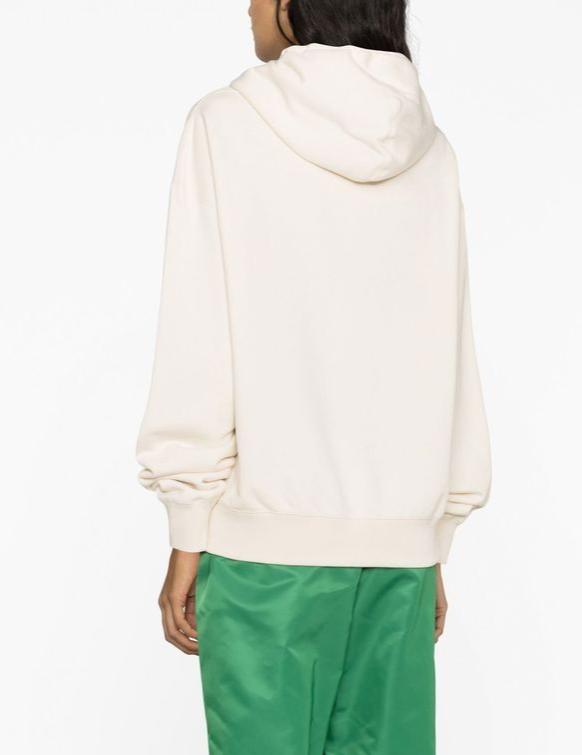 Hooded Logo Sweatshirt, ivory