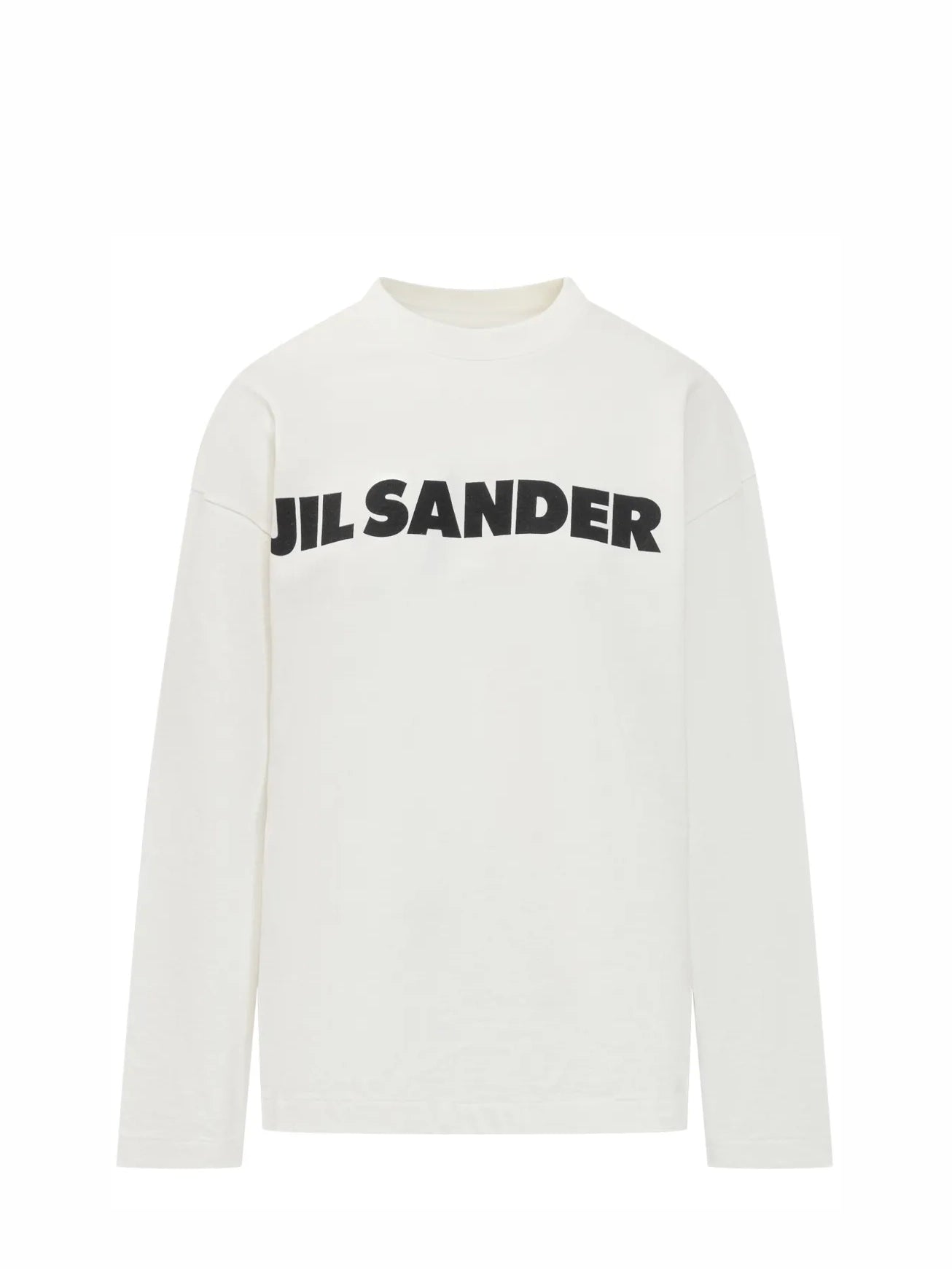 Logo t-shirt longsleeved, porcelain