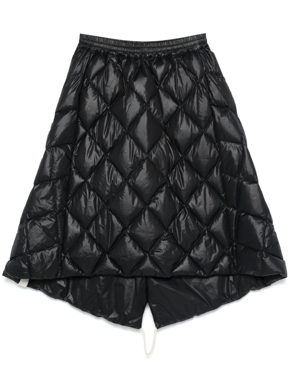 Quilted Down Skirt black