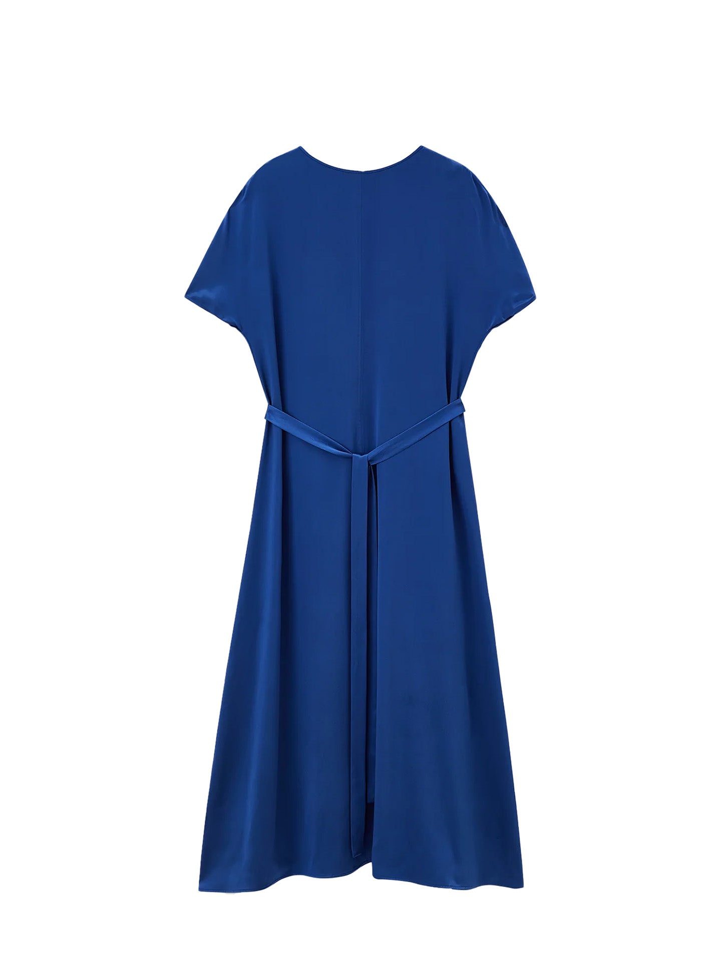 Daviel Silk Dress, Cobalt Blue