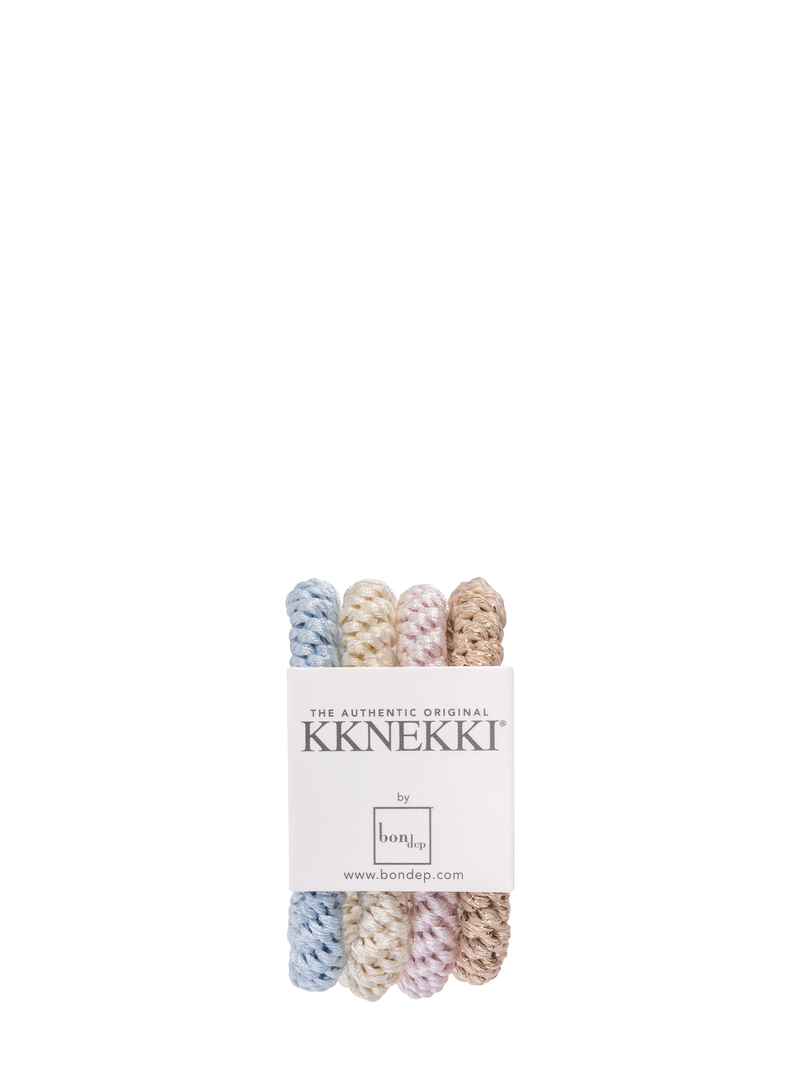KKNEKKI Bundle 37 pastels, set of 4 hair ties
