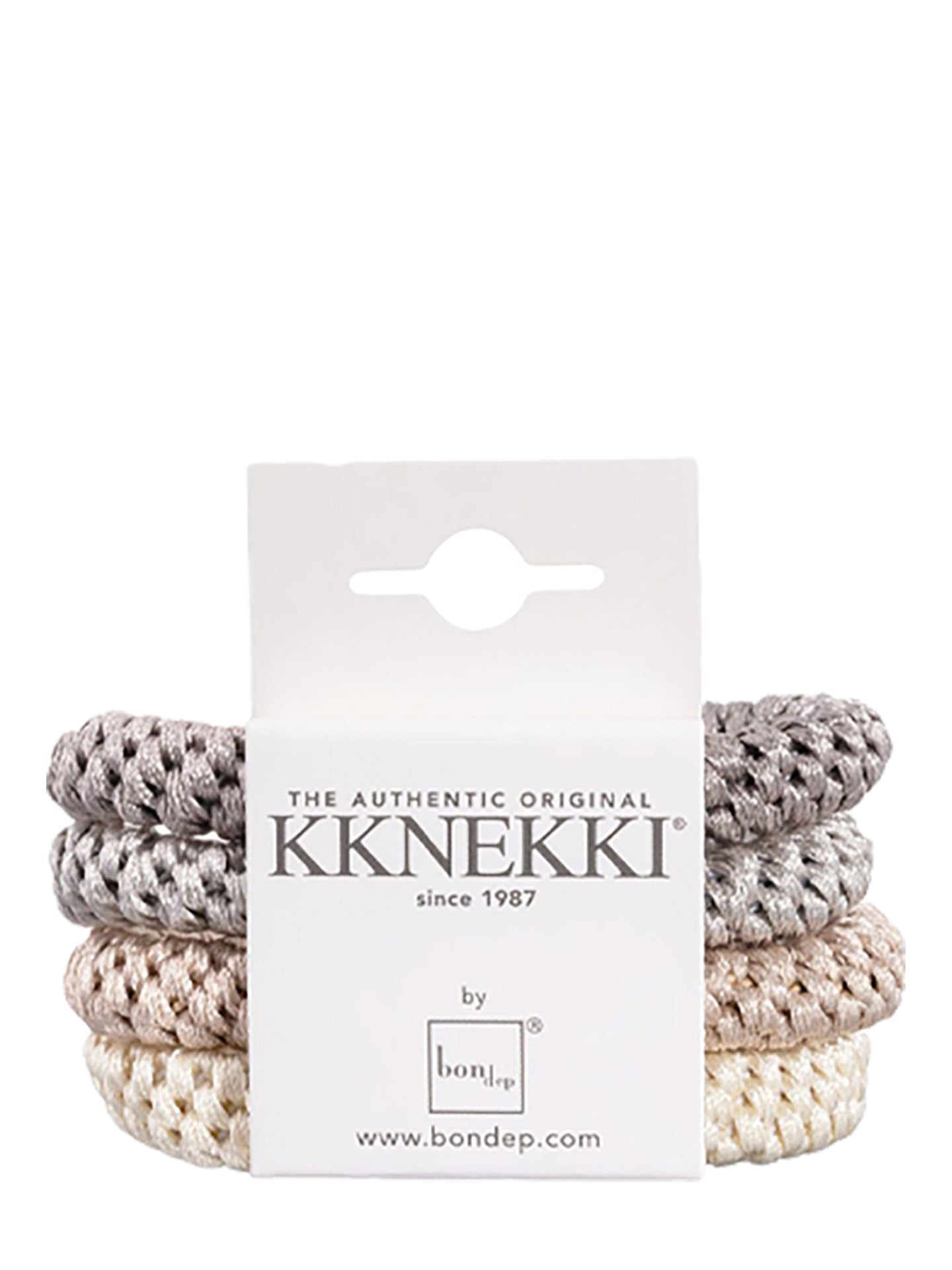 KKNEKKI Bundle 52, beiges set of 4 hair ties