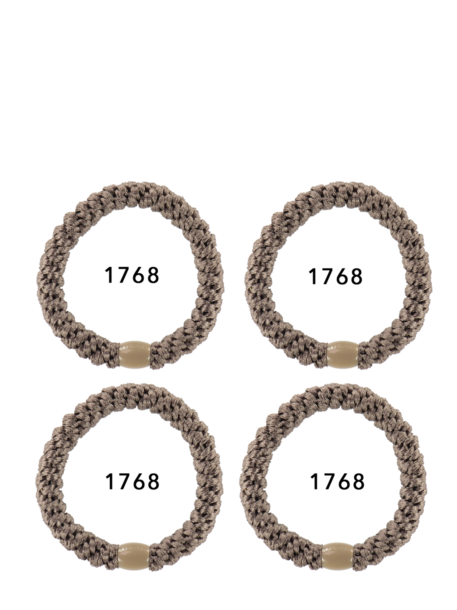 KKNEKKI Bundle 24, set of 4 hair ties (mole)