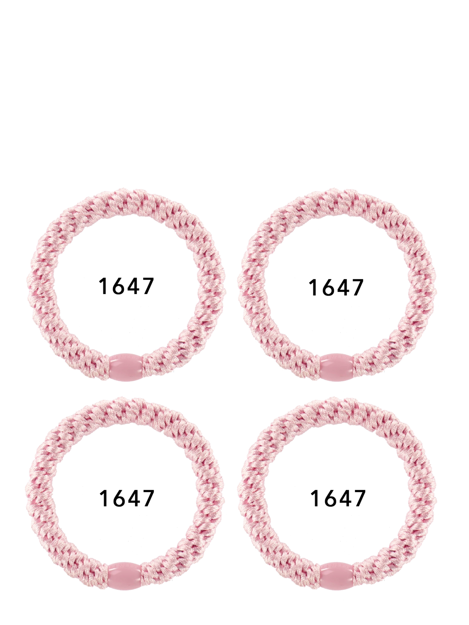 KKNEKKI Bundle 26, set of 4 hair ties (pink)