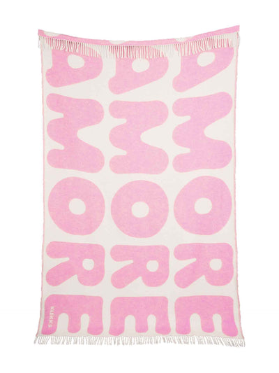 No. 11 amore wool blanket, rose
