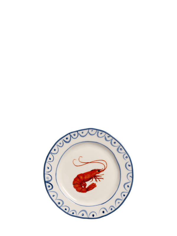 Sirène shrimp side plate (Ø 17 cm)