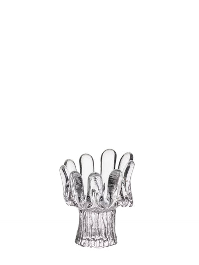Sunflower medium glass votive candleholder, clear (11,5 cm)