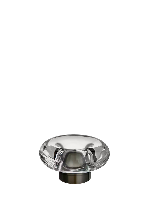 Orion glass votive candleholder, grey (6 cm)
