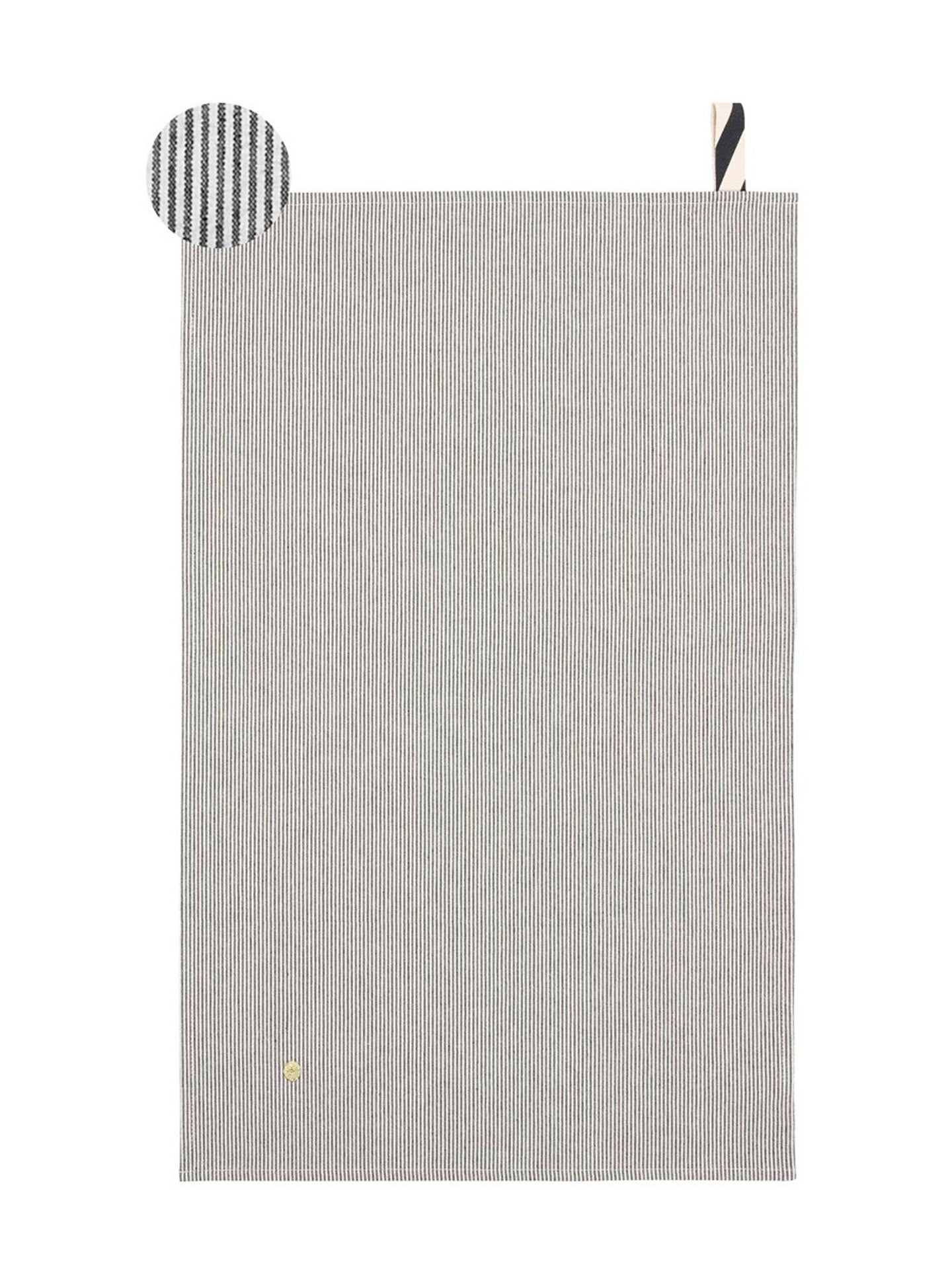 Finette tea towel, fine stripe (80 × 50 cm)