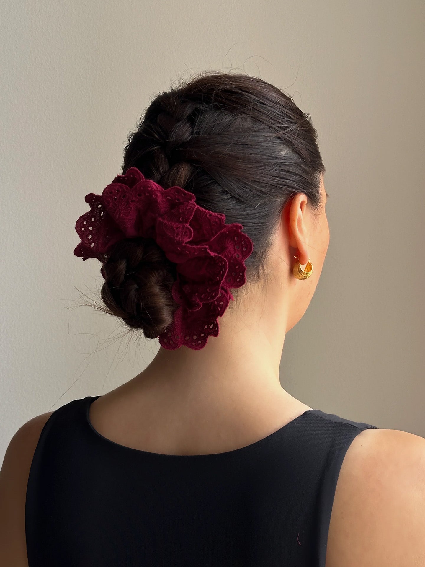 Lace scrunchie, various colours